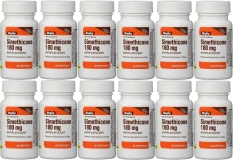 Phazyme Ultra Strength Anti-Gas 60 Softgels 12-Pack Simethicone 180mg