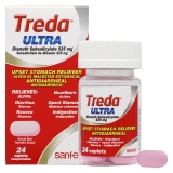 Treda Ultra Upset Stomach Diarrhea Indigestion Relief 24 Caplets