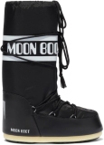 Moon Boot 4.5-7 Women 3.5-6 Men Black White Snow Boots Warm Winter Waterproof Fur Lining