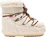 Moon Boot 8-9.5 Women 7-8.5 Men Cream - Stylish Winter Boots for Women and Men