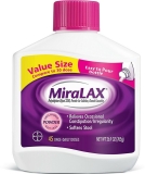 Miralax Powder Laxative 45 Doses 26.9 oz Pack of 6 for Gentle Relief