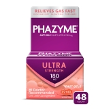 Phazyme Ultra Strength Gas Bloating Relief 48 Gels Experience Fast-Acting