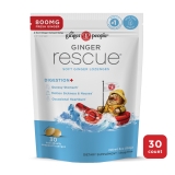 Ginger People Ginger Rescue Pastillas Blandas for Nausea Stomach Discomfort Dizziness Indigestion 3 Oz