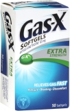 Gas-X Extra Strength Antigas Softgels 50 Ct - Fast Acting Relief with Simethicone