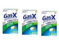 Gas-X Extra Strong Peppermint Chewable Tablets 18ct Unit 3 Pack: