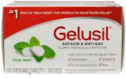 Gelusil Chewable Tablets 100 Count USA Shipping