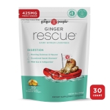 Ginger People Ginger Rescue Hard Lozenges for Morning Sickness Nausea Upset Stomach Mild Gas Indigestion 3oz