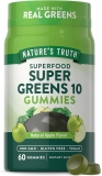 Nature Truth Super Food Super Greens 10 Natural Green Apple 60 Vegan Gummies