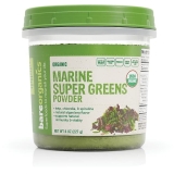 BareOrganics Organic Marine Super Greens Powder 8 oz for Ultimate Nutrition Boost