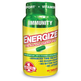 iSatori Energize Immunity Caffeine Pills Vitamin A B12 C D E Supplement Fast Acting Energy Pill Daily Immune Support Super Greens All Day Energy No Jitters No Crash 90 Tablets