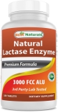 Best Naturals Top Quality Best Naturals Lactase Enzyme 180 Tablets for Improved Digestion