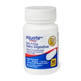Equate Fast Acting Dairy Digestive Dietary Supplements 60 Count