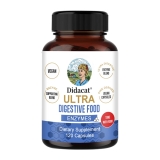 Didacat Support Gut Health with Ultra Digestive Enzymes Capsules for Digestion & Immune Boost - 120 Capsules