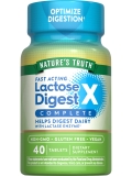 Nature's Truth Lactose Digest Tablets 40 Pills - Helps Digest Dairy With Lactase Enzyme For Men and Women