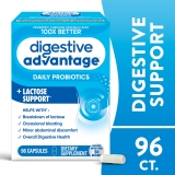 Digestive Advantage Lactose Defense Probiotics Gut Health Enzymes 96 Capsules Women Men