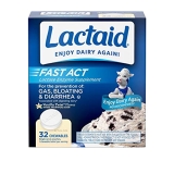 Lactaid Fast Act Vanilla Twist Chewables 32 Count with Enzymes