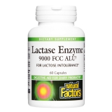 Natural Factors Lactase Enzymes 60 Capsules for Digestive Support