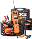 KZYEE KM10 Power Circuit Probe Kit 12V 24V Automotive Tester Electrical System Tool Digital Voltage Short Finder AC DC Diode Resistance Current 20FT+20FT Cable