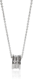 BVLGARI Pre-Loved B.zero1 Diamond Necklace, 18k White Gold 0.35 CTW, 16 in