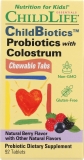 ChildLife Essentials ChildBiotics Probiotics Colostrum Gut Health Support Kids Natural Mixed Berry 92 Chewable Tablets
