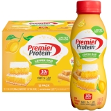 Premier Protein Lemon Flavored Bar, 30g Protein, 11.5 Fl Oz, 12 Packs