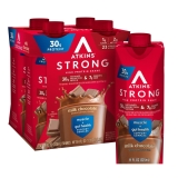 Atkins Strong High Protein Shake Milk Chocolate 30g Protein 4 Count