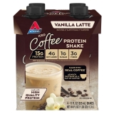 Atkins Vanilla Latte Iced Coffee Protein Shake Keto 11.0 oz 4 Count