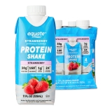 Equate High Performance Strawberry Protein Shake, 11 fl oz, Pack of 4