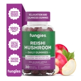 Fungies Reishi Mushroom Gummies for Relaxation, Healthy Aging & Sleep - 30 Count Supplement