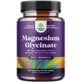 Natures Craft 500mg Chelated Magnesium Glycinate Capsules for Sleep & Wellness - 120 Count