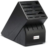 WÜSTHOF 15-Slot Knife Storage Block in Black Finish