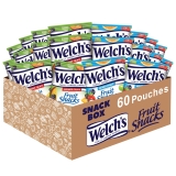 Welch's Fruit Snacks Variety Pack, Halloween Candy Bulk - 60 Single Serve Bags