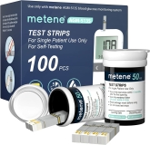 Metene AGM-513S Test Strips - 100 Count for Diabetes, Compatible with AGM-513S Glucose Monitor