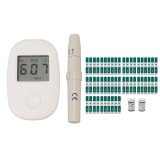 cidaikuishangmao 2024 Home Blood Glucose Monitor Kit - 0.9μL Test, 180 Memory Sets, 50 Test Strips - Hyperglycemia Prevention