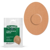 Curad Tan Continuous Glucose Monitor Patches, 25 Count