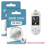 Rome Tech OneTouch Verio Reflect Blood Glucose Monitor Battery Replacement