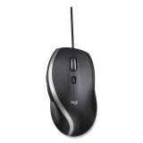 Logitech M500s USB Corded Mouse for Right-Handed Use - Black