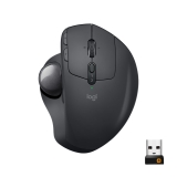 Logitech MX ERGO Wireless Trackball Graphite - Bluetooth/Radio - Computer Mouse - Right-Handed - USB