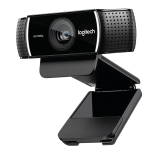 Logitech C922x Pro Stream Webcam - Full HD 1080p Camera, Black