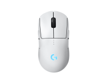 Logitech G PRO 2 Wireless Gaming Mouse with Magnetic Side Buttons, 44K DPI Sensor, USB-C Charging - White