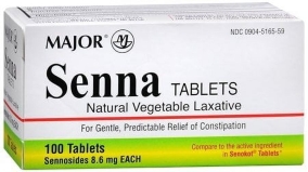 Senna Laxative Tablets 100 ct Compare to Senokot