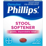 Phillips Stool Softener Liquid Gels 3-Pack, 30 Liquid Gels Each