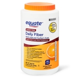 Equate Daily Fiber Powder, Smooth Orange Flavor, 36.8 oz Sugar-Free
