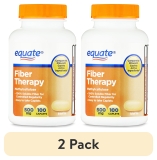 Equate Fiber Therapy Methylcellulose Caplets 500mg - 100 Count (2 Pack)