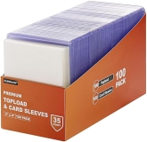 Arjiekwei Sleeves Hard Plastic 3"X4" Baseball Protectors for Trading Cards 200 Card