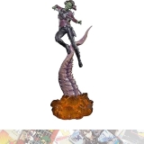 Iron Studios Gamora 30cm Battle Diorama Statue Figurine Bundle with Comics Theme Trading Card (INS30073)