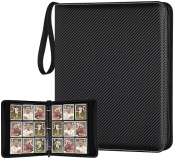 Premium Zip Trading Card Binder with 720 Double-Sided Pockets for MTG, TCG, Sports Cards