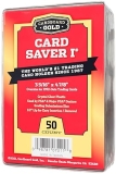 Cardboard Gold PSA-Approved Card Saver 1 - 50ct Semi Rigid Holder for Baseball & Sports Cards