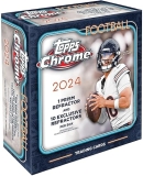 Topps Chrome Football Mega Box - Factory Sealed Cards