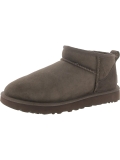 Ugg Women's Ultra Mini Ankle Boots in Burnt Cedar Suede, Whole Sizes - 100% Genuine